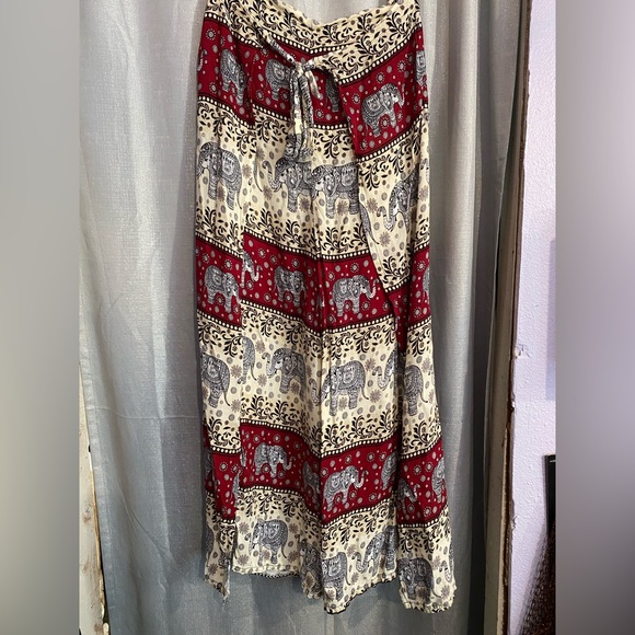 Women's Kamana Boho Hippie Festival
Purple Wrap Pants Elephants - Picture 2 of 8